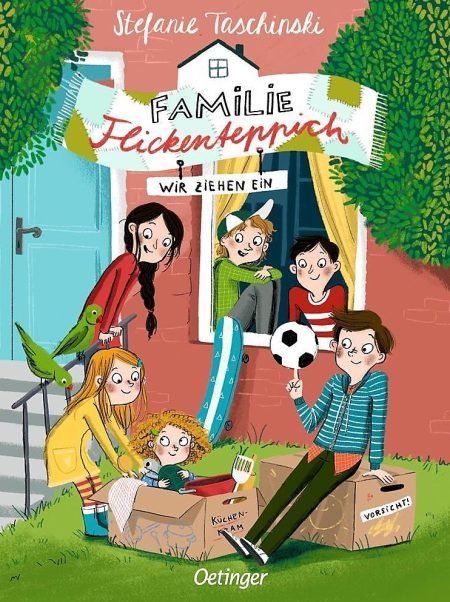 Buchcover: Familie Flickenteppich - Wir ziehen ein