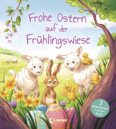 Buchcover: Frohe Ostern auf der Frühlingswiese