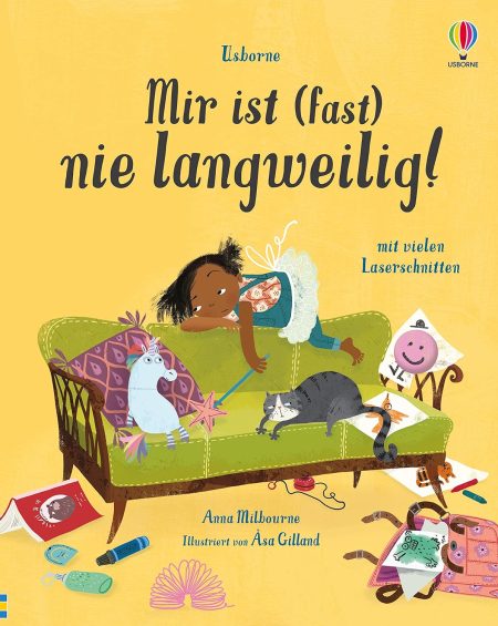Buchcover: Mir ist (fast) nie langweilig!