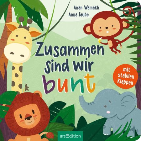 Buchcover: Zusammen sind wir bunt