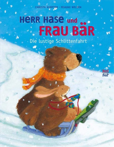 Buchcover: Herr Hase und Frau Bär - Die lustige Schlittenfahrt