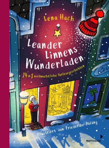 Buchcover: Leander Linnens Wunderladen - 24+1 weihnachtliche Vorlesegeschichten