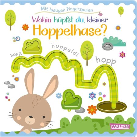 Buchcover: Wohin hüpfst du, kleiner Hoppelhase?